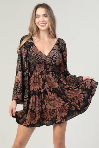 Nella Wide Sleeve Dress