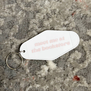 Meet Me At The Bookstore Keychain