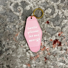 Load image into Gallery viewer, Bestie Please Let Me Merge Keychain