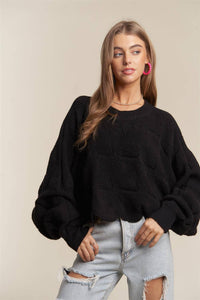 Jordyn Scallop Sweater