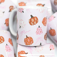 Load image into Gallery viewer, Floral Pumpkin Mug