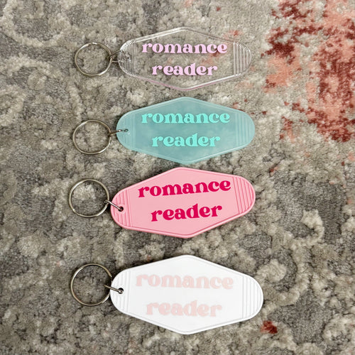 Romance Reader Keychain
