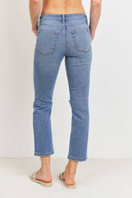 Load image into Gallery viewer, Morgan Distressed High Rise Straight Jeans