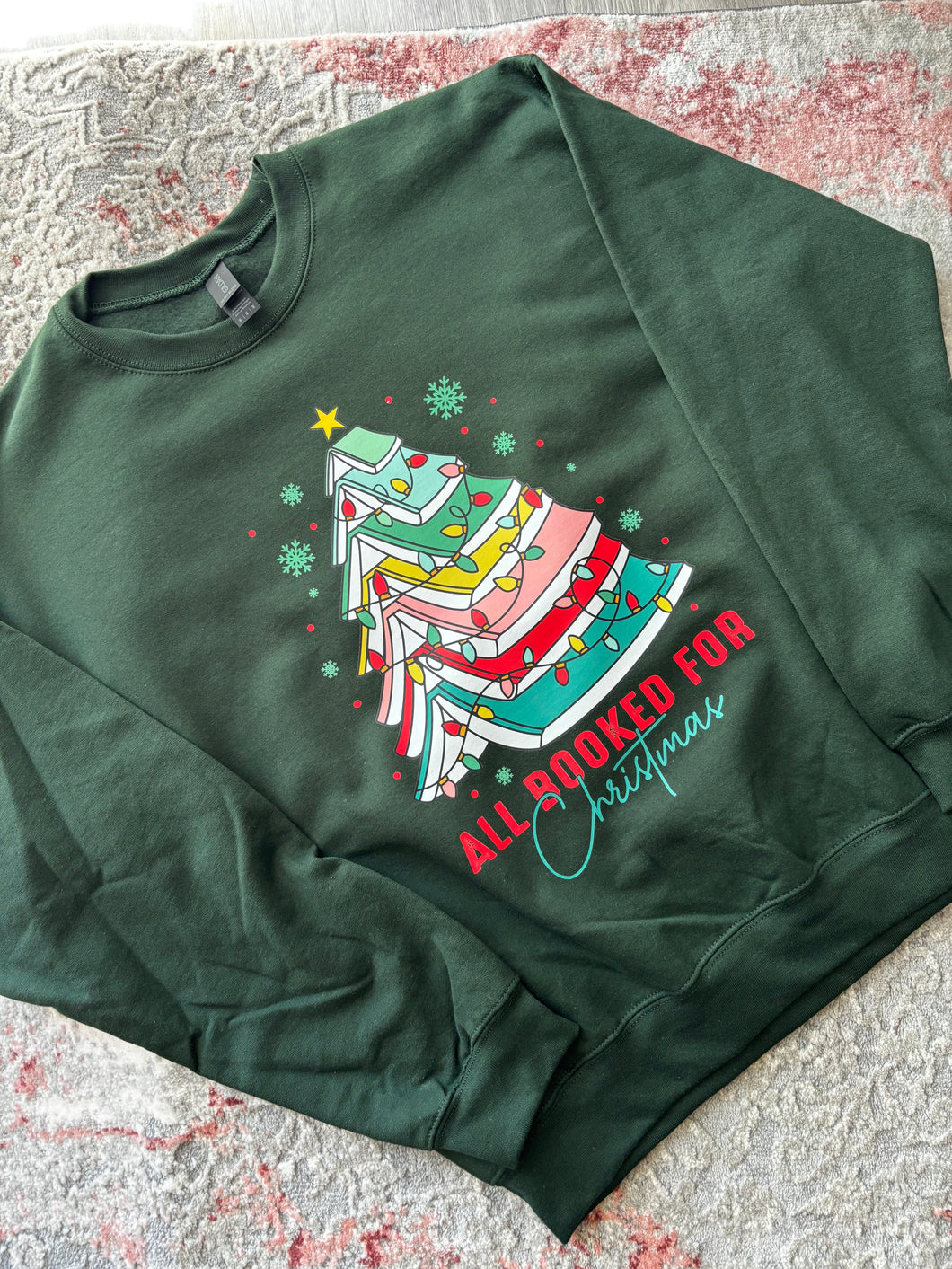 All Booked For Christmas Sweatshirt