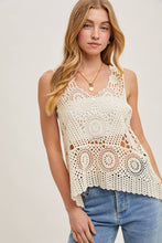 Load image into Gallery viewer, Cassidy Crochet Sleevelee Top