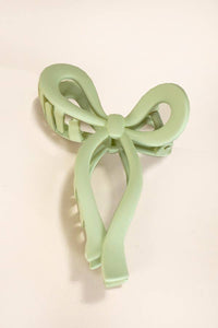 Matte Bow Hair Claw