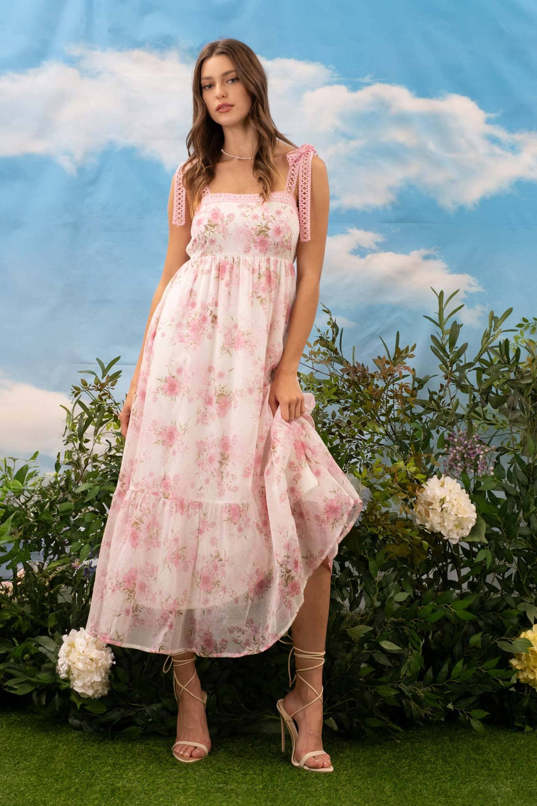 Brooke Floral Midi Dress