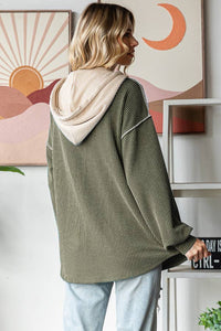 Rachel Ribbed Hoodie