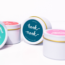 Load image into Gallery viewer, Book Nook Candle Tin