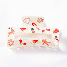 Load image into Gallery viewer, Festive Rectangle Hair Claw