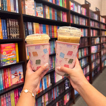 Load image into Gallery viewer, Pastel Book Lover Iced Coffee Sleeve
