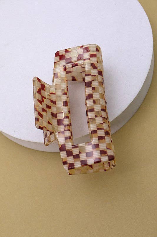 Rectangle Hair Claw Clip