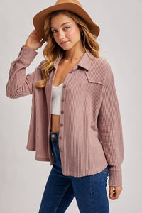 Maeve Waffle Shacket