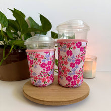 Load image into Gallery viewer, Multicolor Floral Iced Coffee Sleeve