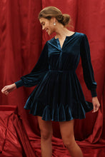 Load image into Gallery viewer, Melody Velvet Mini Dress