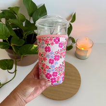Load image into Gallery viewer, Multicolor Floral Iced Coffee Sleeve