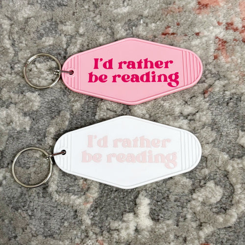 I’d Rather Be Reading Keychain