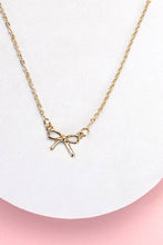 Load image into Gallery viewer, Mini Bow Necklace