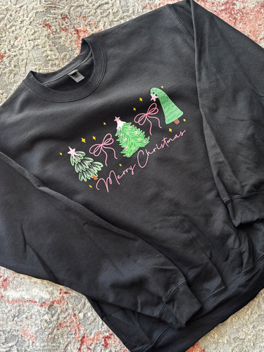 Merry Christmas Bows Sweatshirt