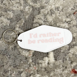 I’d Rather Be Reading Keychain
