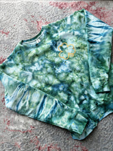 Load image into Gallery viewer, Ice Dye Shamrock Crewneck