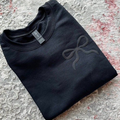 Puff Bow Sweatshirt