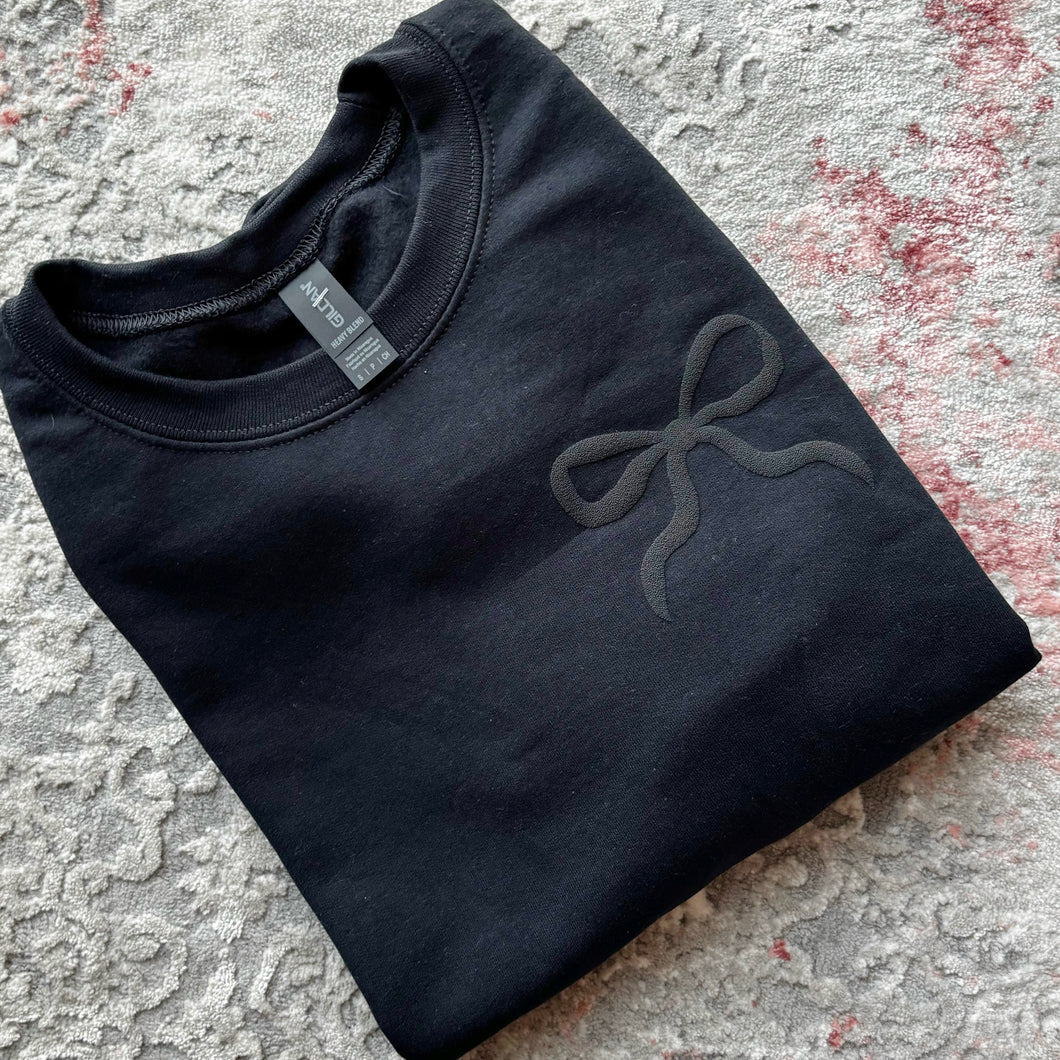 Puff Bow Sweatshirt