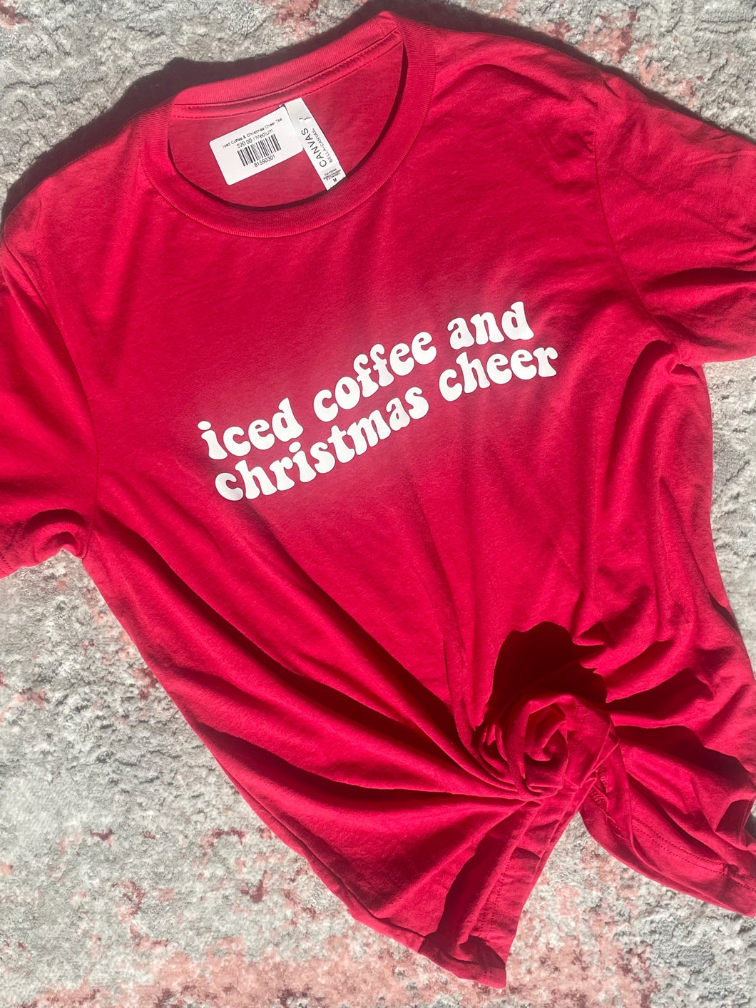 Iced Coffee & Christmas Cheer Tee