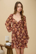 Load image into Gallery viewer, Evelyn Floral Mini Dress