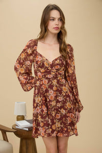 Evelyn Floral Mini Dress