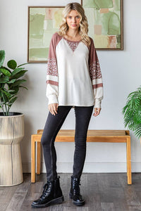 Charli Raglan Top