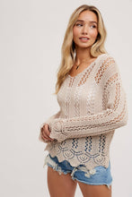 Load image into Gallery viewer, Deanna Open Knit Pullover