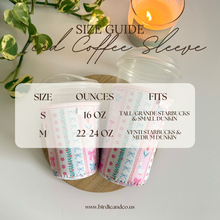 Load image into Gallery viewer, Goose and Floral Iced Coffee Sleeve