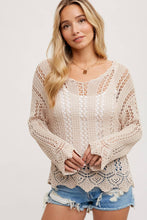 Load image into Gallery viewer, Deanna Open Knit Pullover