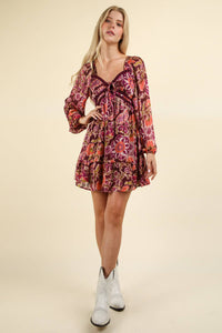 Jacie Printed Mini Dress