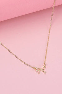 Mini Bow Necklace