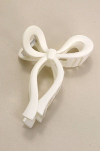 Matte Bow Hair Claw