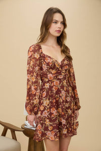 Evelyn Floral Mini Dress