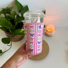 Load image into Gallery viewer, Butterfly and Flower Iced Coffee Sleeve