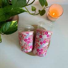 Load image into Gallery viewer, Multicolor Floral Iced Coffee Sleeve