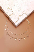Load image into Gallery viewer, Double Layer Star Necklace