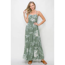 Load image into Gallery viewer, Jade Floral Maxi Dress