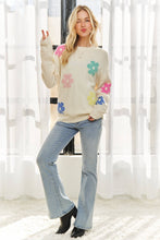 Load image into Gallery viewer, Jessie Flower Pop Sweater