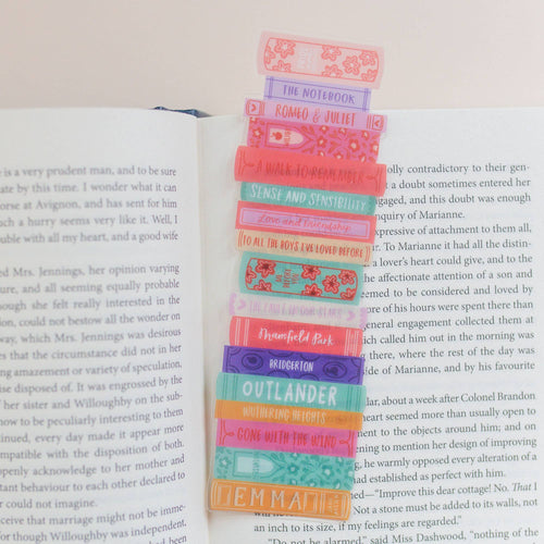 Romance Novels Acetate Bookmark