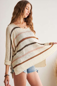 Christina Stripe Sweater