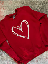 Load image into Gallery viewer, Doodle Heart Sweatshirt