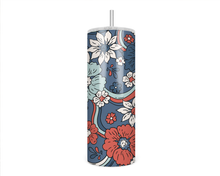 Load image into Gallery viewer, Freedom Floral Tumbler