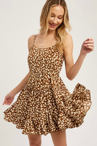 Natasha Leopard Swing Dress